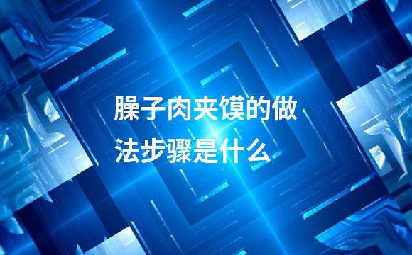 臊子肉夹馍的做法步骤是什么