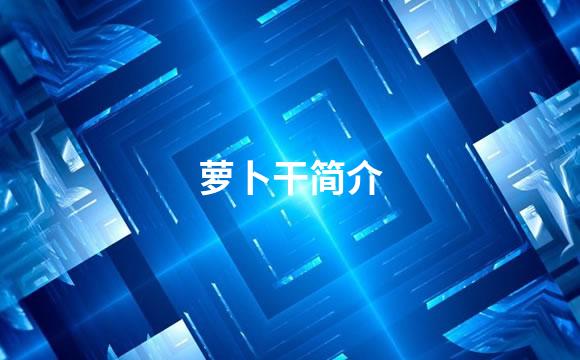 萝卜干简介